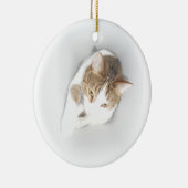 ライトの超現実的な猫 セラミックオーナメント (右)
