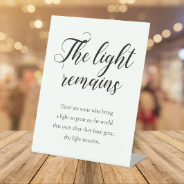 ライトはメモリアルの手書き結婚を残す 台座サイン