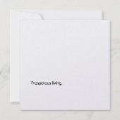 ライトはライフ – ビーチケーブシーフラットカード (裏面)