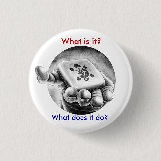 ライトは時間通りに-神秘的なマヤの時間のチューナーを予約します 缶バッジ