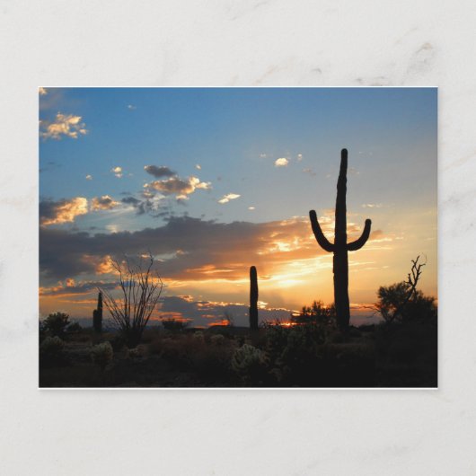 ライトは炎で衰退します ポストカード (正面)