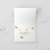 ライトを当てて白熱［赤熱］光を放つありがとう サンキューカード (内部)