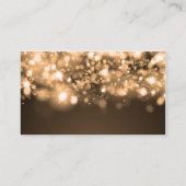 ライトを挿入きらめく金ゴールド エンクロージャーカード (裏面)