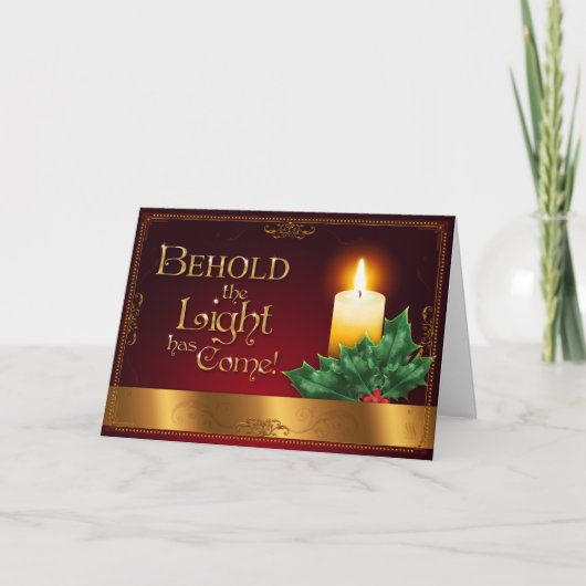 ライトを来ました見て下さい! シーズンカード (正面)