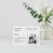 ライトを求めて 名刺 (スタンド正面)