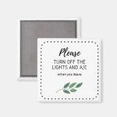 ライトを消す マグネット (正面/裏面)