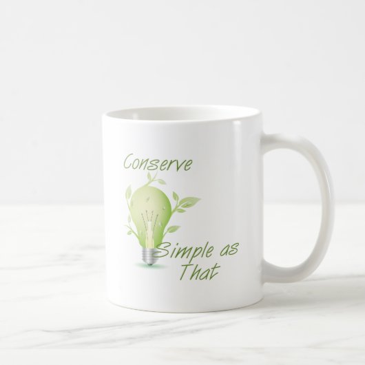 ライトを節約 コーヒーマグカップ (右)