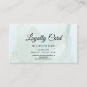 ライトアイスブルー結晶サロンスパ ロイヤリティカード (正面)