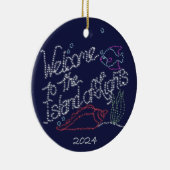 ライトアイランド・オブ・ライト・クリスマス・オーナメント セラミックオーナメント (右)