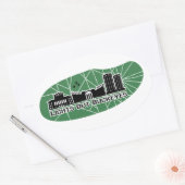 ライトアウトバッキーステッカーシート 楕円形シール (封筒)