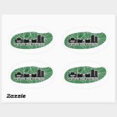 ライトアウトバッキーステッカーシート 楕円形シール (シート)