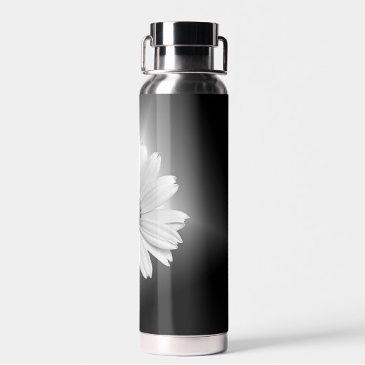 ライトアップされたコスモスフラワー ウォーターボトル (背面)