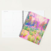 ライトアップされたピンクと珊瑚園風景 プランナー手帳 (ディスプレー)