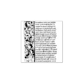 ライトアップされた中世の写#1 ラバースタンプ (インプリント)