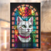 ライトアップされた感謝:ステンドグラスの窓 ウィンドウサイン (シート2)