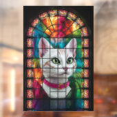 ライトアップされた感謝：ステンドグラスの窓 ウィンドウサイン (シート2)