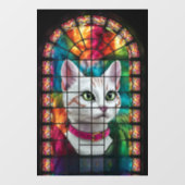 ライトアップされた感謝：ステンドグラスの窓 ウィンドウサイン (シート)