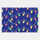 ライトアップザホリデーズラッピング紙3シート ラッピングペーパーシート (正面2)