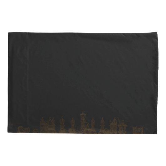 ライトアップチェス枕カバー – グローデザイン 枕カバー (裏面)