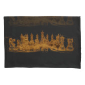 ライトアップチェス枕カバー – グローデザイン 枕カバー (正面)