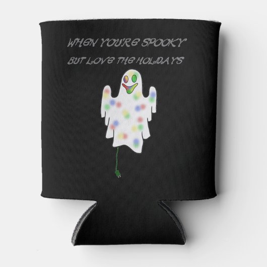 ライトアップ幽霊クーラーボックス 缶クーラー (正面)