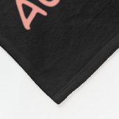 ライトアップ赤い自閉症意識パズル男性女性 フリースブランケット (角)