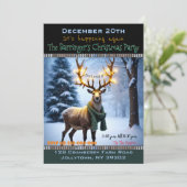 ライトアップ鹿来が年間のクリスマスパーティーに参加 招待状 (スタンド正面)