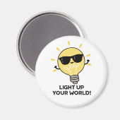 ライトアップYOURワールドおもしろいバ前向きルパン マグネット (正面/裏面)