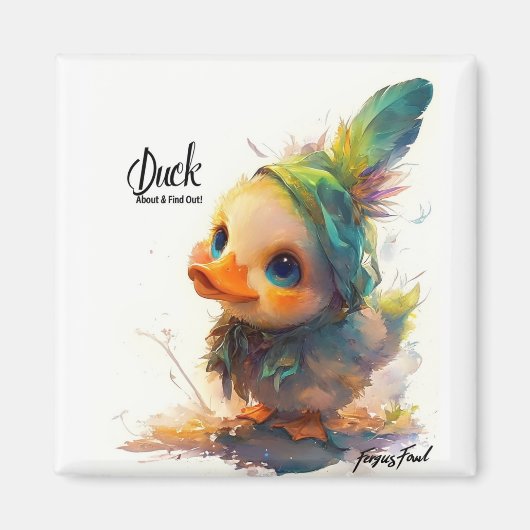 ライトアヒルの概要とマグネットの検索 マグネット (正面)