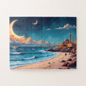 ライトアラビア語夕べ ジグソーパズル (横)