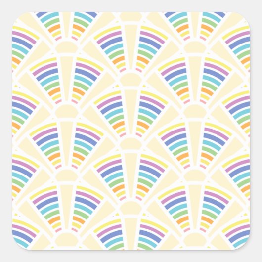 ライトアーチステッカー スクエアシール (正面)