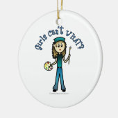 ライトアーティストガール セラミックオーナメント (左)