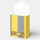 ライトイエローとソフトグレイ カスタマイズ フェイバーボックス (オープン)