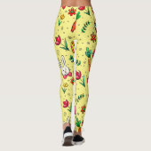 ライトイエローイースターパターンレギンス レギンス (裏面)