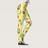 ライトイエローイースターパターンレギンス レギンス (右)