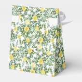 ライトイエローパステルピーニー&バラフローラ結婚ズ フェイバーボックス (裏面サイド)