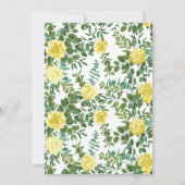 ライトイエローパステルピーニー&バラフローラ結婚ズ 招待状 (裏面)