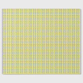 ライトイエロープレーンエレガントプロフェッショナルありがとう ラッピングペーパー (フラット)