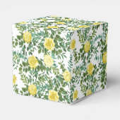 ライトイエローローズヴィンテージ春の結婚式 フェイバーボックス (裏面サイド)