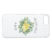 ライトイエローローズヴィンテージ春の結婚式 Case-Mate iPhoneケース (裏面(横))