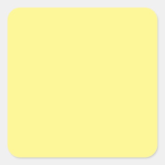 ライトイエロー#FFF888、マルジパン スクエアシール (正面)