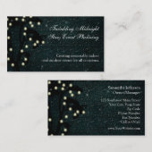 ライトイベントの計画の星明かりの真夜中の一連 名刺 (正面/裏面)