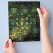 ライトインザシティ抽象芸術アートフライヤー チラシ (手)