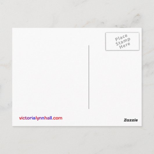 ライトインザダークネスアイリス写真&引用文 ポストカード (裏面)