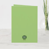 ライトインザダークヘッジホッグフレンドハッピーバースデー カード (裏面)