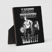 ライトウェイトベビー – ジムトレーニングボディビル フォトプラーク (正面)