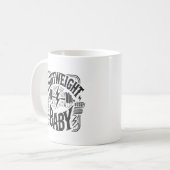 ライトウェイトベビー-ボディビルジムやる気を起こさせる コーヒーマグカップ (正面左)