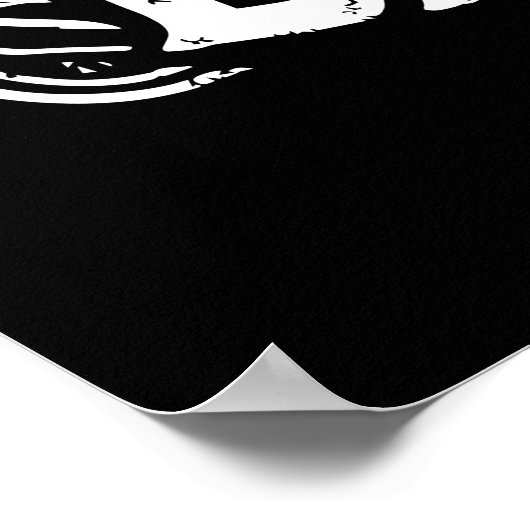 ライトウェイトベビー-ボディビルジムやる気を起こさせる ポスター (角)