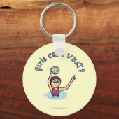 ライトウォーターポロプレーヤーガール キーホルダー (正面)