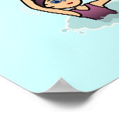 ライトウォーターポロプレーヤーガール ポスター (角)